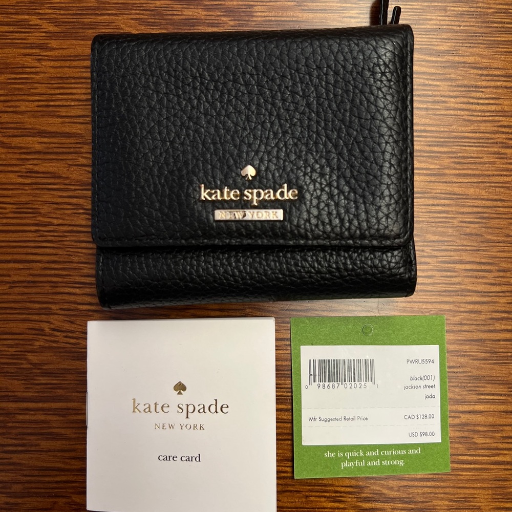 Kate Spade Jackson Street Jada Black Wallet